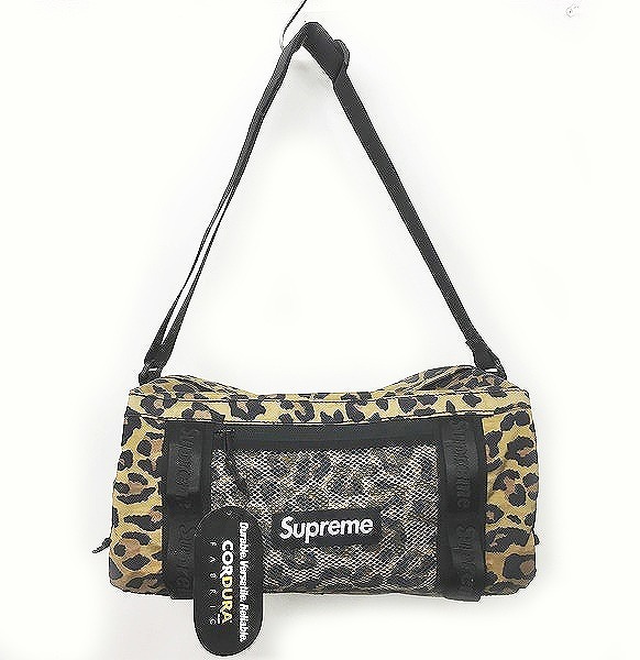 未使用品 シュプリーム SUPREME 20FW Mini Duffle Bag Leopard ミニ  