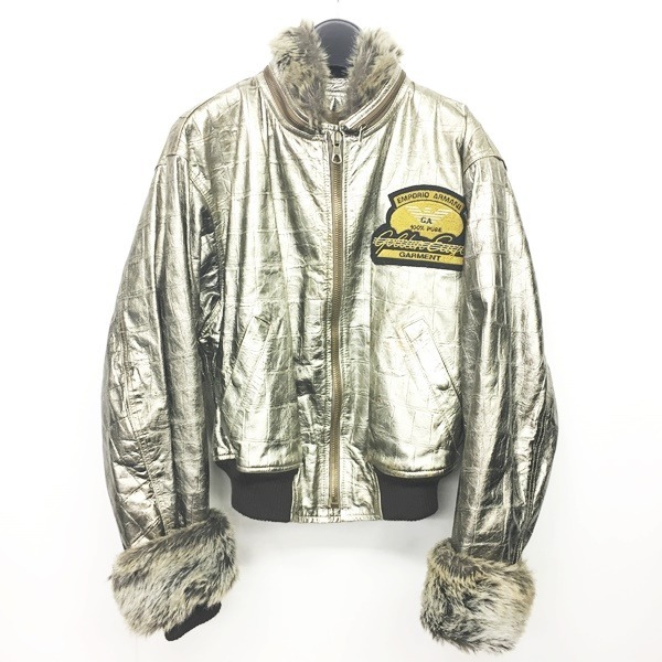 エンポリオアルマーニ EMPORIO ARMANI レザージャケット 革ジャン 
