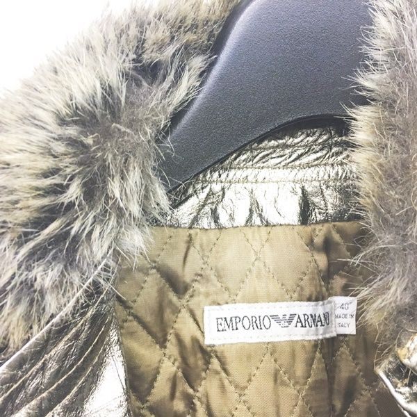 エンポリオアルマーニ EMPORIO ARMANI レザージャケット 革ジャン