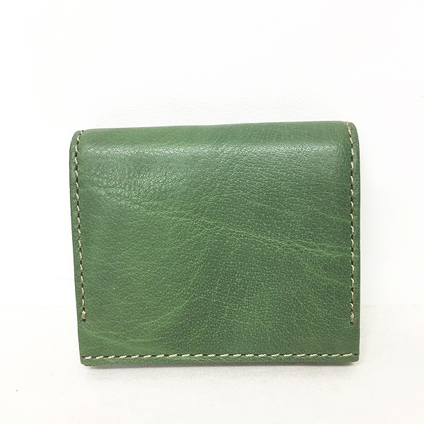未使用品 ポールスミス Paul Smith バッファローレザー コインケース 小銭入れ 緑 グリーン 08 メンズ レディース 049 ベクトルパーク