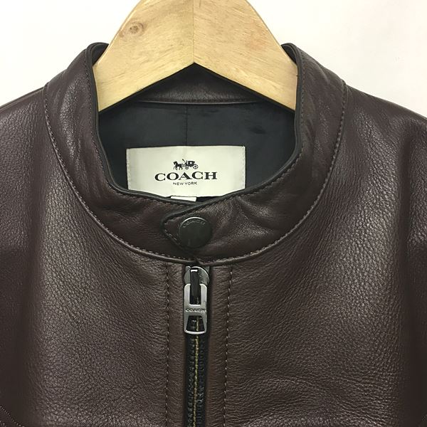 コーチ COACH 国内正規品 F86594 カウレザー 牛革 ライダース 