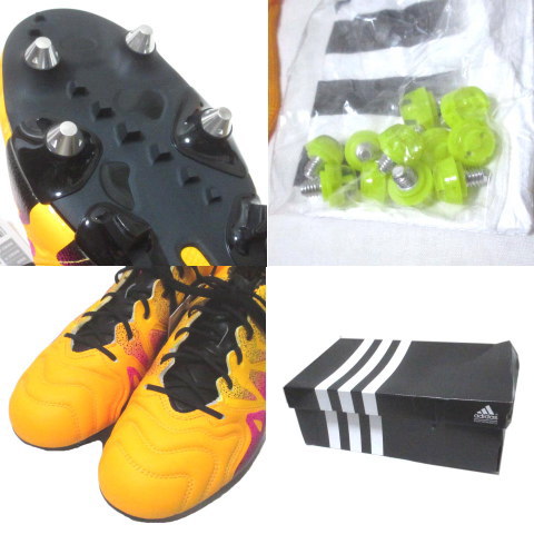 【未使用タグ付き】 アディダス アディブレイク XL サンプル オレンジ 中古・古着通販】adidas (アディダス) バッシュ オレンジ サイズ
