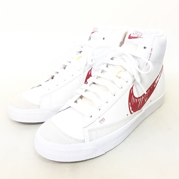 未使用品 ナイキ NIKE 20SS BLAZER MID 77 Red Sketch ブレーザー 