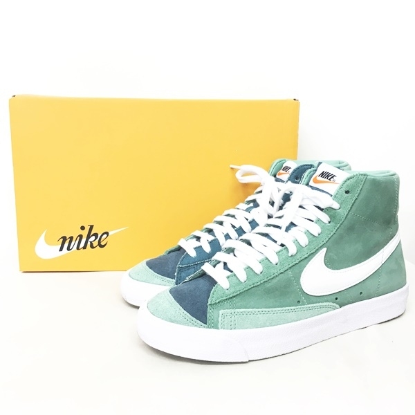 未使用品 ナイキ Nike ss Blazer Mid 77 Vintage Suede Mix ブレーザー スエード スニーカー グリーン 7 5 25 5cm Cz4609 300 0921 メンズ 049 ベクトルパーク