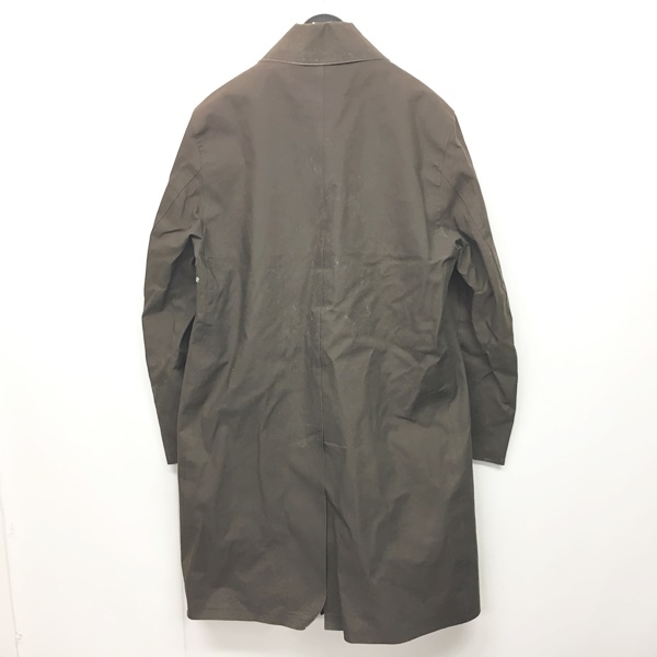 マッキントッシュ Mackintosh ステンカラーコート ゴム引きコート ジャケット ロング コットン ライナー付 茶 ブラウン 36 1105 メンズ 049 ベクトルパーク