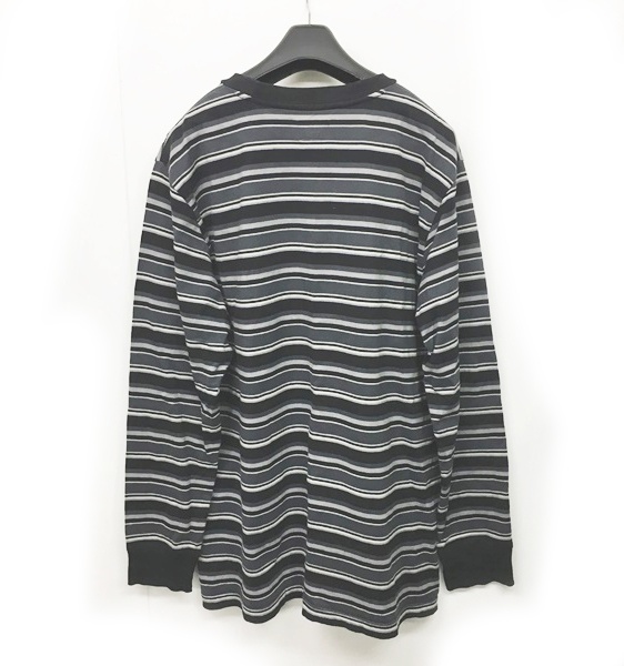 シュプリーム SUPREME 15AW Multi Stripe L/S Top クラシックロゴ 