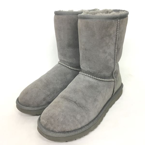 アグ オーストラリア Ugg Australia クラシック ショート ブーツ ムートンブーツ シューズ 灰 グレー 7 24cm 55 Rrr 12 レディース 049 ベクトルパーク