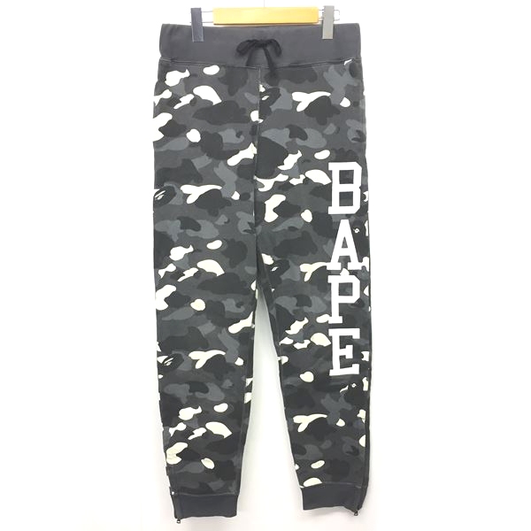 アベイシングエイプ A BATHING APE スウェットパンツ ジョガーパンツ 