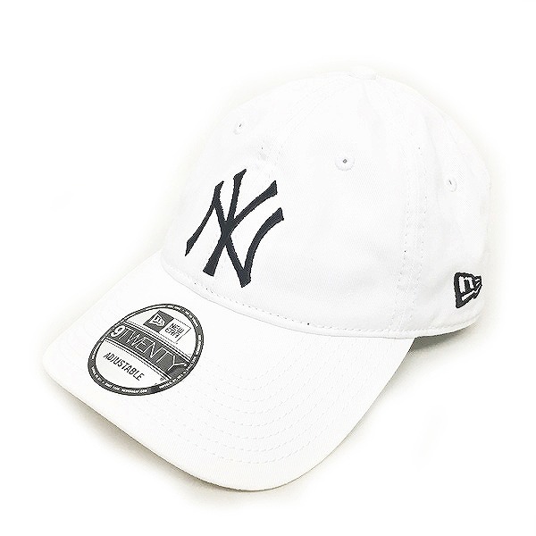 ニューエラ NEW ERA 9TWENTY ADJUSTABLE CAP NEW YORK YANKEES ニューヨークヤンキース 帽子 キャップ 白  ホワイト 1130 メンズ レディース