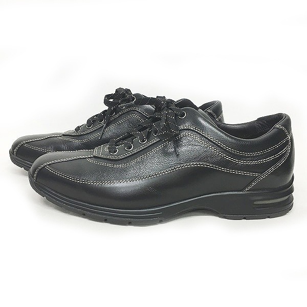 コールハーン Cole Haan レザー スニーカー ナイキエアー Nike Air 黒 ブラック 8 W 14 メンズ 049 ベクトルパーク