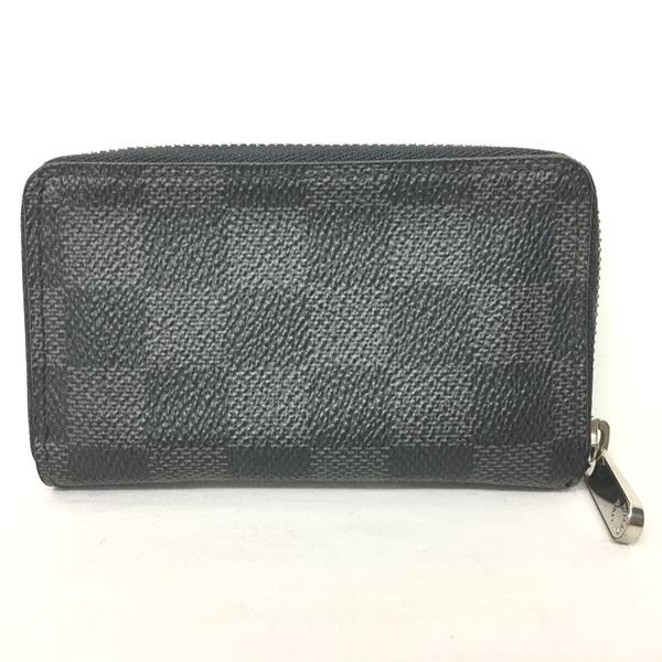 ルイヴィトン Louis Vuitton ダミエ グラフィット ジッピー コインパース 小銭入れ 財布 コインケース ラウンドファスナー 黒 ブラック 系 N 1210 メンズ 049 ベクトルパーク