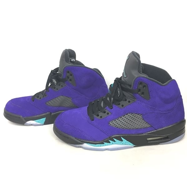 ナイキ NIKE 美品 20SS AIR JORDAN 5 RETRO Purple Grape エア 