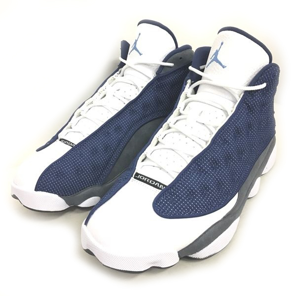 ナイキ Nike 美品 ss Air Jordan 13 Retro Flint Grey エアジョーダン13 レトロ スニーカー ハイカット 404 紺 白 系 8 5 26 5cm 1217 メンズ 049 ベクトルパーク