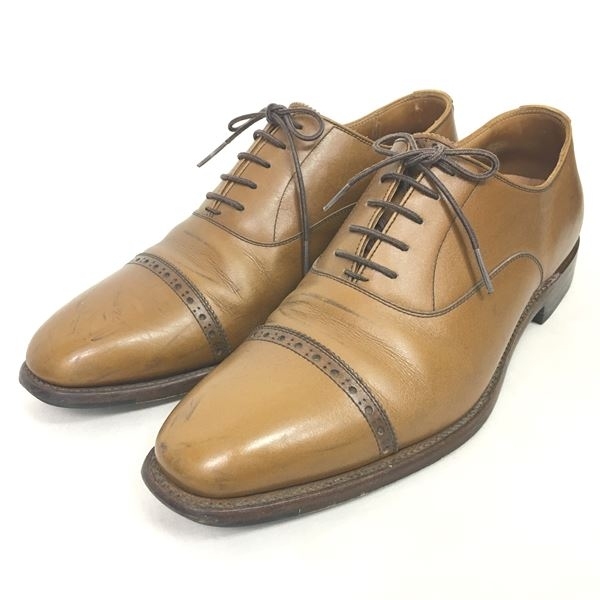 スコッチグレイン Scotch Grain ビジネスシューズ ストレートチップ メダリオン レザー 革靴 シューキーパー付 茶 ブラウン 24 Eee 1226 メンズ 049 ベクトルパーク