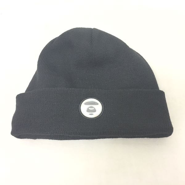 未使用品 アベイシングエイプ A BATHING APE Aape ニットキャップ 