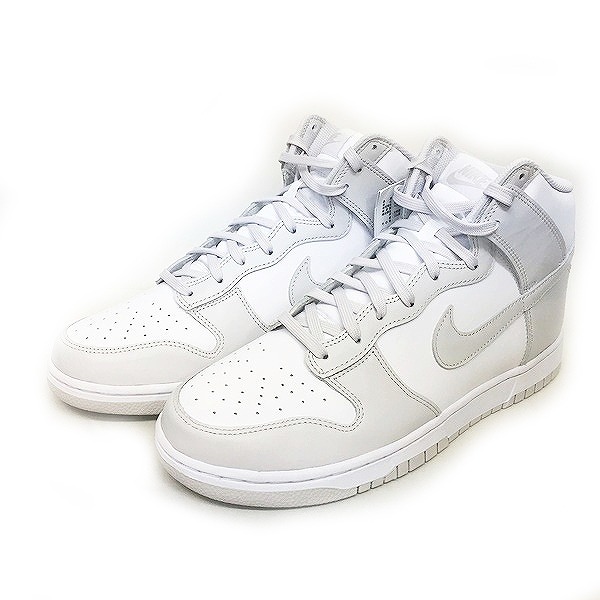 未使用品 ナイキ Nike 21ss Dunk High Retro Vastgrey ダンク ハイ レトロ スニーカー 灰 グレー 28 5cm 0110 メンズ 049 ベクトルパーク