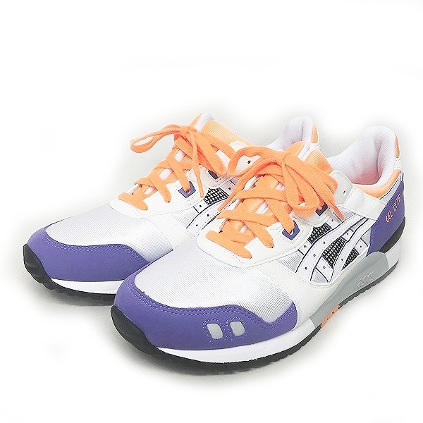 未使用品 アシックス Asics Gel Lyte Iii Og ゲルライト3 1191a266 102 スニーカー 白 ホワイト 紫 パープル オレンジ 26 5cm 0117 メンズ 049 ベクトルパーク