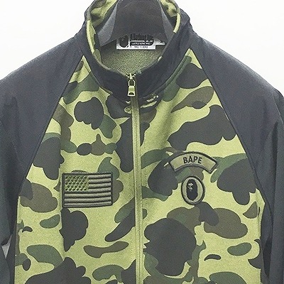 アベイシングエイプ A BATHING APE トラックジャケット ジャージ カモ 