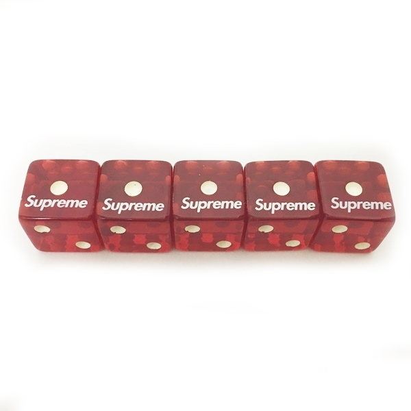 シュプリーム SUPREME 11AW Dice Set RED サイコロ ダイス セット ロゴ 