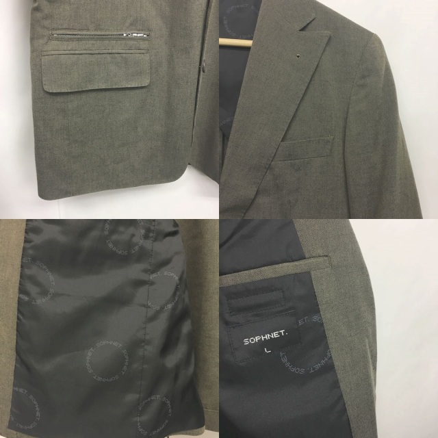 ソフネット SOPHNET. セットアップ スーツ テーラードジャケット