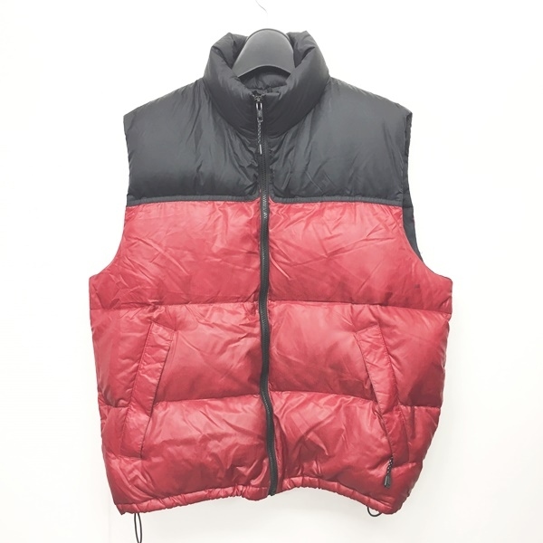 ウールリッチ Woolrich ダウンベスト ナイロン 切替 バイカラー 黒 赤 M Ecr2 07 メンズ 049 ベクトルパーク