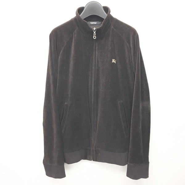 バーバリーブラックレーベル BURBERRY BLACK LABEL ベロアトラック 