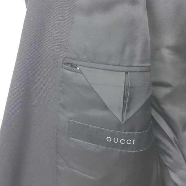 グッチ GUCCI セットアップ スーツ 上下 ウール テーラードジャケット