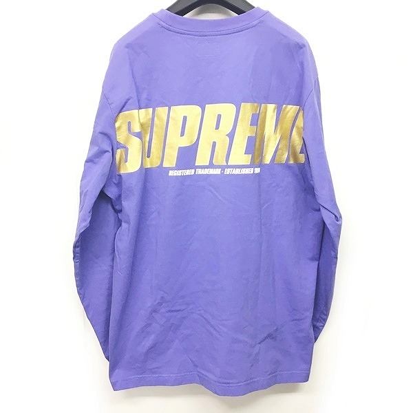 シュプリーム SUPREME 19FW Trademark L/S Top Tシャツ カットソー  