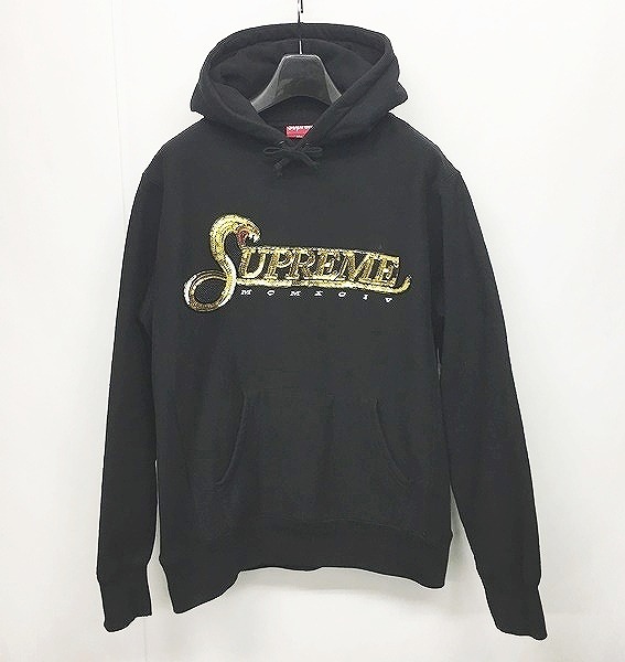 シュプリーム SUPREME 19AW Sequin Viper Hooded Sweatshirt  