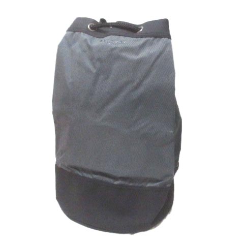 ブルガリ Bvlgari Parfums Pour Homme プールバッグ ショルダーバッグ 巾着式 ロゴ 黒 灰 ブラック グレー系 X メンズ 049 ベクトルパーク