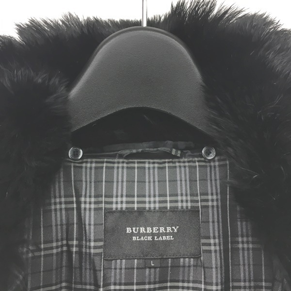 バーバリーブラックレーベル BURBERRY BLACK LABEL ダウンコート 
