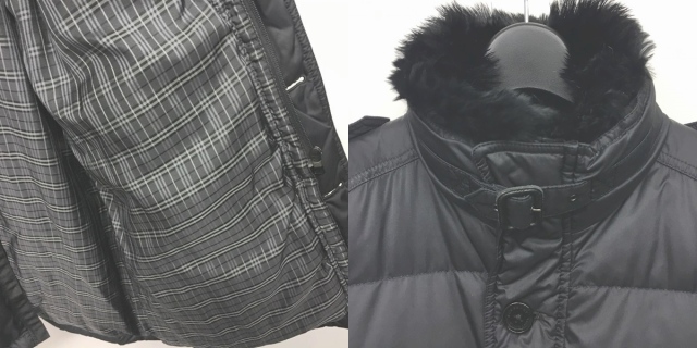 バーバリーブラックレーベル BURBERRY BLACK LABEL ダウンコート 