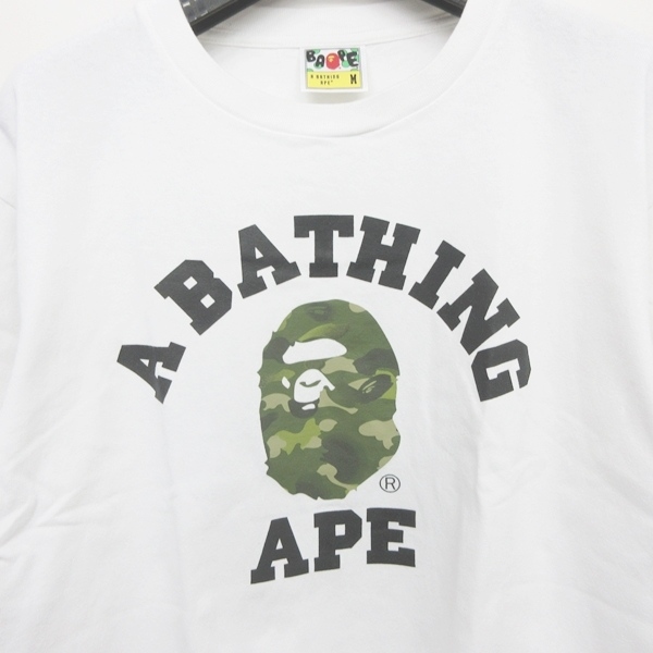 アベイシングエイプ A BATHING APE BAPE Tシャツ カットソー ロゴ 