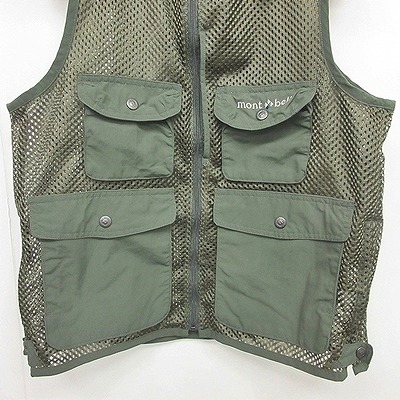 優れた品質 モンベル メンズ S メッシュ フィッシングベスト ベスト