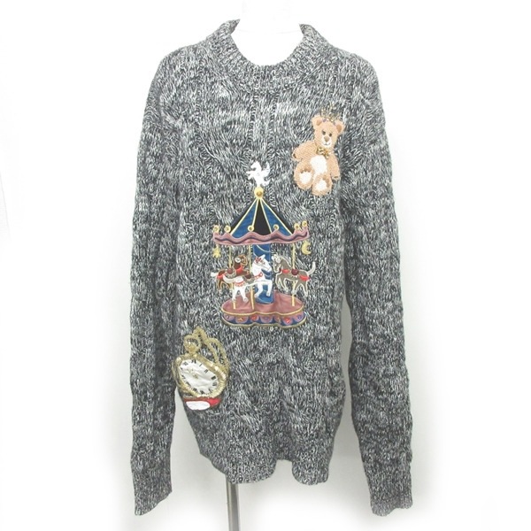 ドルチェ&ガッバーナ ドルガバ DOLCE&GABBANA 美品 ケーブルニット 
