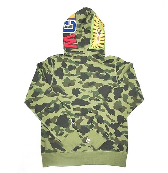 アベイシングエイプ A BATHING APE 美品 1st CAMO SHARK FULL ZIP  