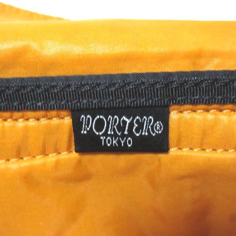 新型 新品 ポーター タンカー ショルダーバッグ 黒 オレンジ ナイロン 財布 ポーター PORTER タンカー ミニショルダーバッグ お財布