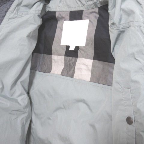 バーバリー チルドレン BURBERRY CHILDREN ジャケット 上着 キッズ 男の子 子供服 10Y 140cm ナイロン フーディー  ジップアップ 青 ブルー X キッズ