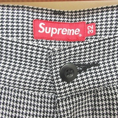 シュプリーム 23SS Gingham Flight Pant ギンガムチェックフライト 
