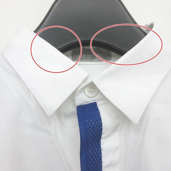 Dior Homme 比翼ドレスシャツ Dior Homme 比翼ドレスシャツ DIOR HOMME - Dior HOMME 比翼 コットン