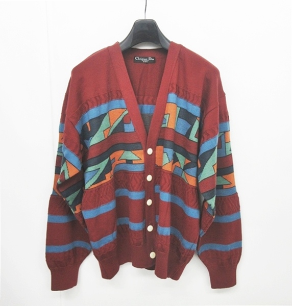 オールドディオール カーディガン 古着 Christian Dior クリスチャン
