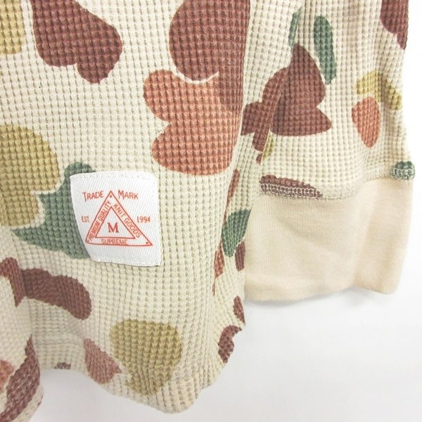 シュプリーム SUPREME サーマルカットソー Tシャツ ロンT ワッフル 