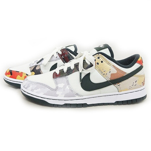 ナイキ NIKE 21SS DUNK LOW SE SAIL MULTI CAMO DH0957-100 ダンク 