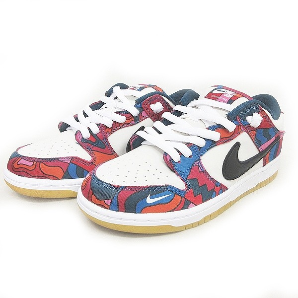 未使用品 ナイキ エスビー Nike Sb X パラ Piet Parra 21ss Dunk Low Pro Qs Dh7695 600 ダンク ロー プロ スニーカー コラボ マルチカラー 26cm 0919 メンズ 049 ベクトルパーク