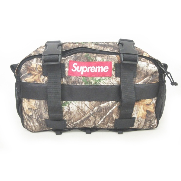 シュプリーム SUPREME 美品 19AW Waist Bag Real Tree Camo ボディ  