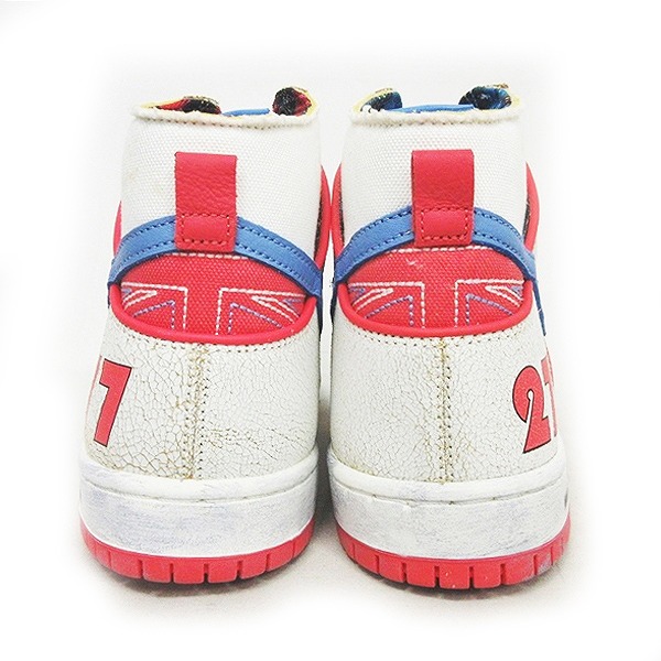 新品未使用 タグ付き Nike SB Dunk High 277 レッド/ブルー NIKE