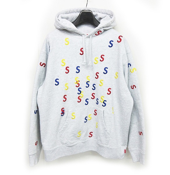 シュプリーム SUPREME 21SS Embroidered S Hooded Sweatshirt パーカー 