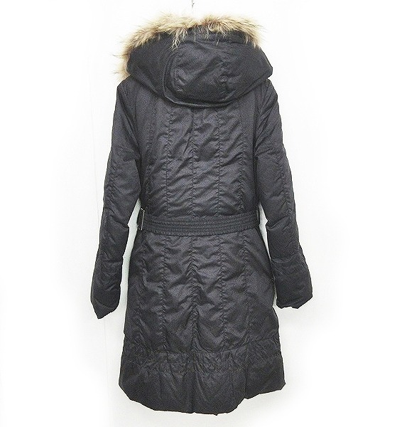 ボッシュ Bosch ダウンコート ロング ラクーンファー 黒 ブラック 38 Rrr 10 レディース 049 ベクトルパーク