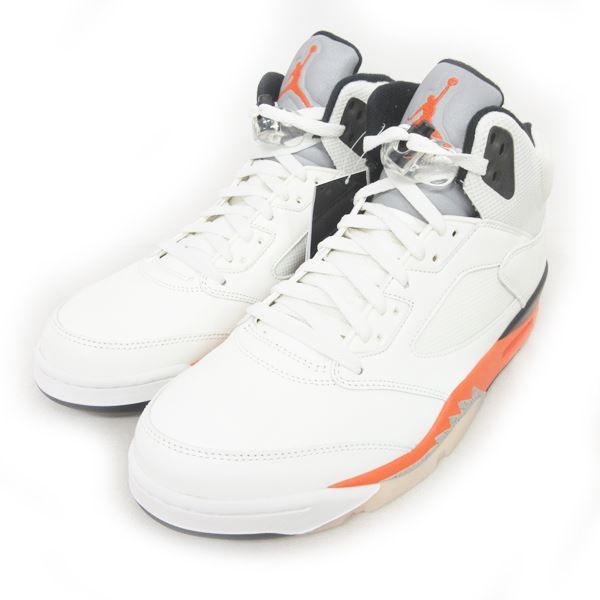 未使用品 ナイキ NIKE 21FW AIR JORDAN 5 RETRO Orange Blaze