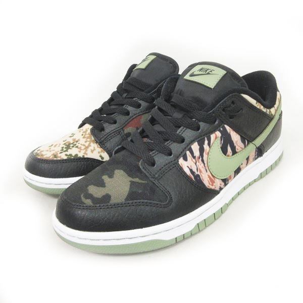 ナイキ NIKE 美品 21SS DUNK LOW SE MULTI CAMO DH0957-001 ダンク 